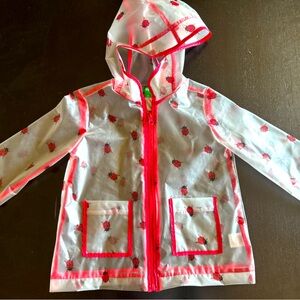Dip size 2T lady bug rain jacket